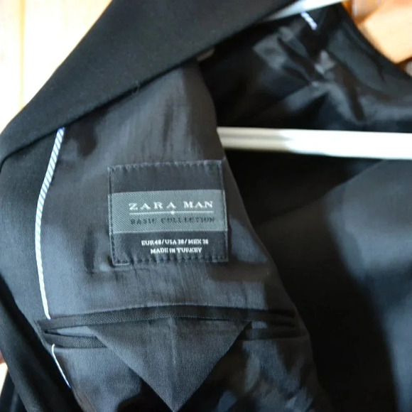 ZARA MAN Basic  Blazer - Picture 4 of 9